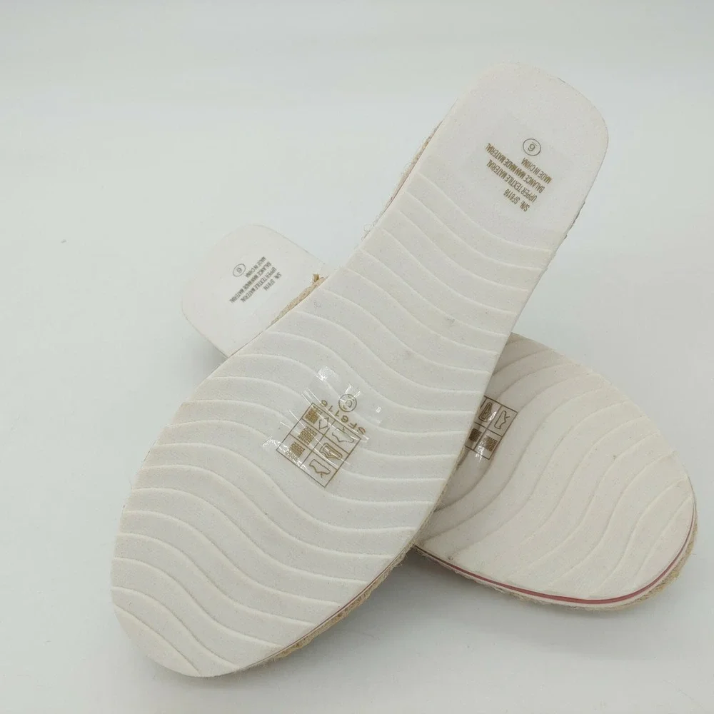 Bolaro By Summer Rio Shoes Womens Espadrille Flat Natural Embroidered 6